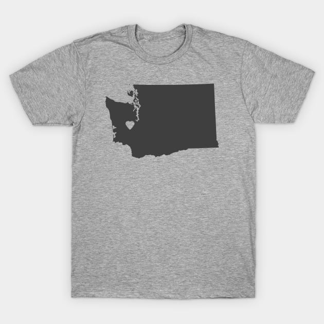 Washington Love T-Shirt by juniperandspruce